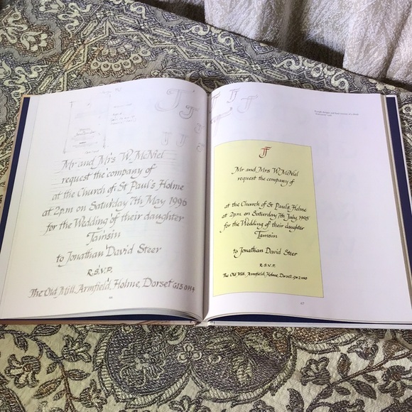 Creative Calligraphy The Art of Beautiful Writing large hard cover Malcolm Couch - Picture 3 of 7